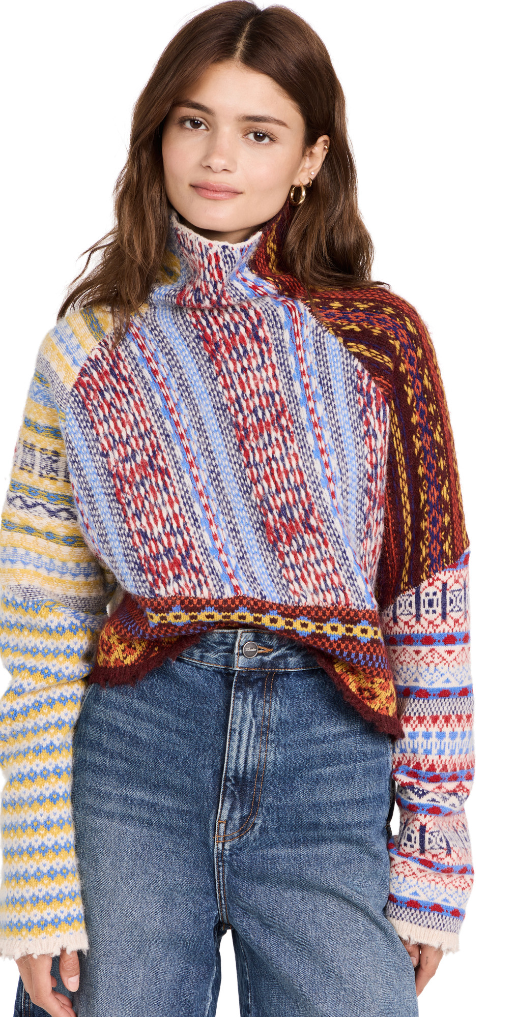 Rag & Bone Hollis Fair Isle Turtleneck | Shopbop