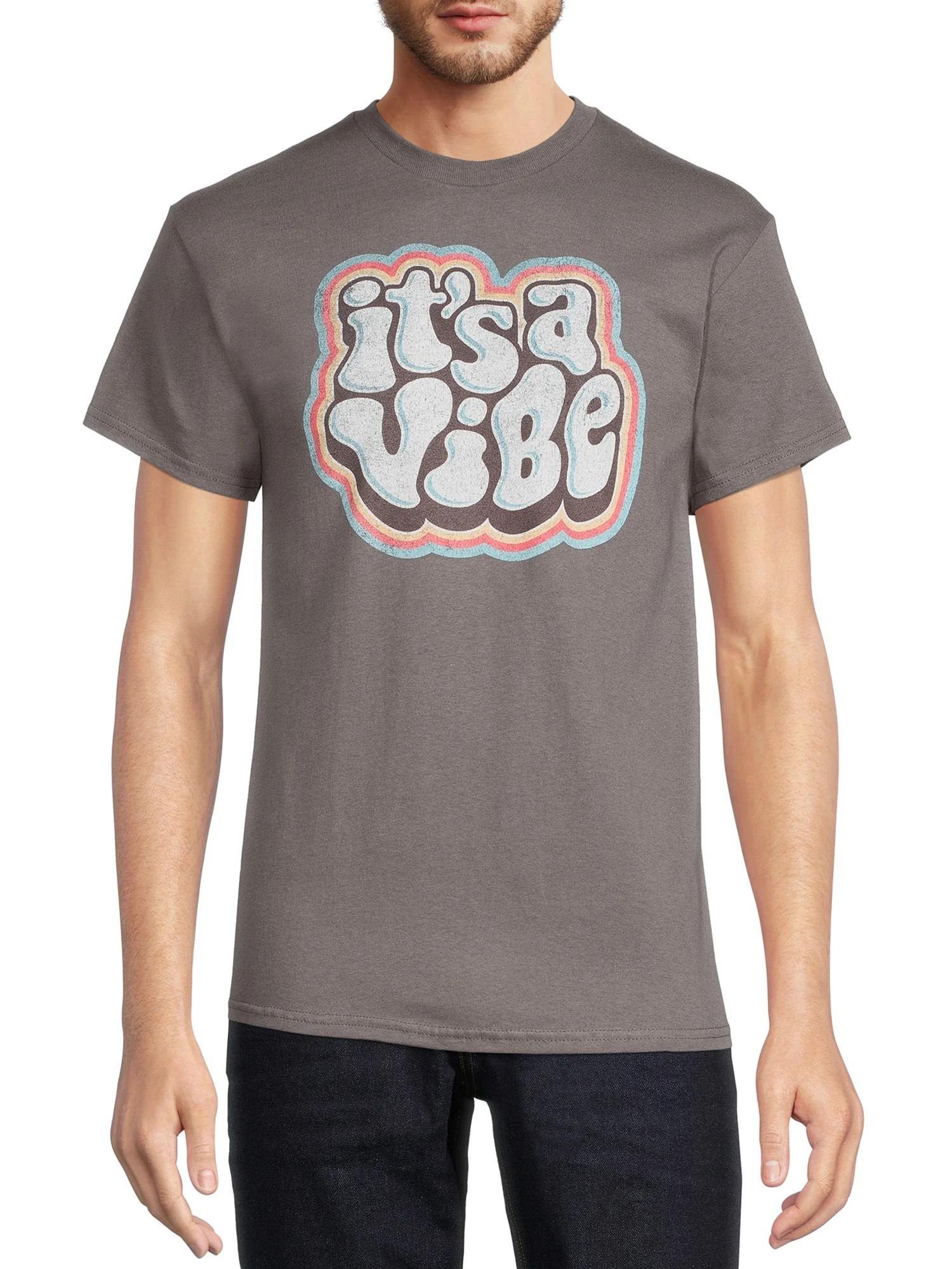 Humor Men's & Big Men's It's a Vibe Graphic T-Shirt - Walmart.com | Walmart (US)