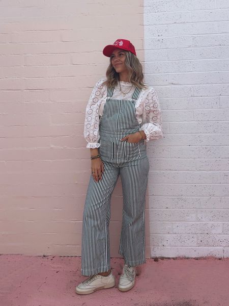 Swirl boutique rollas jeans outfit Inspo, I’m wearing a medium in the overalls 

#LTKHoliday #LTKstyletip #LTKfindsunder100