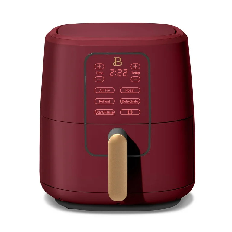 Beautiful 6QT Air Fryer with TurboCrisp Technology, Limited Edition Merlot by Drew Barrymore - Wa... | Walmart (US)