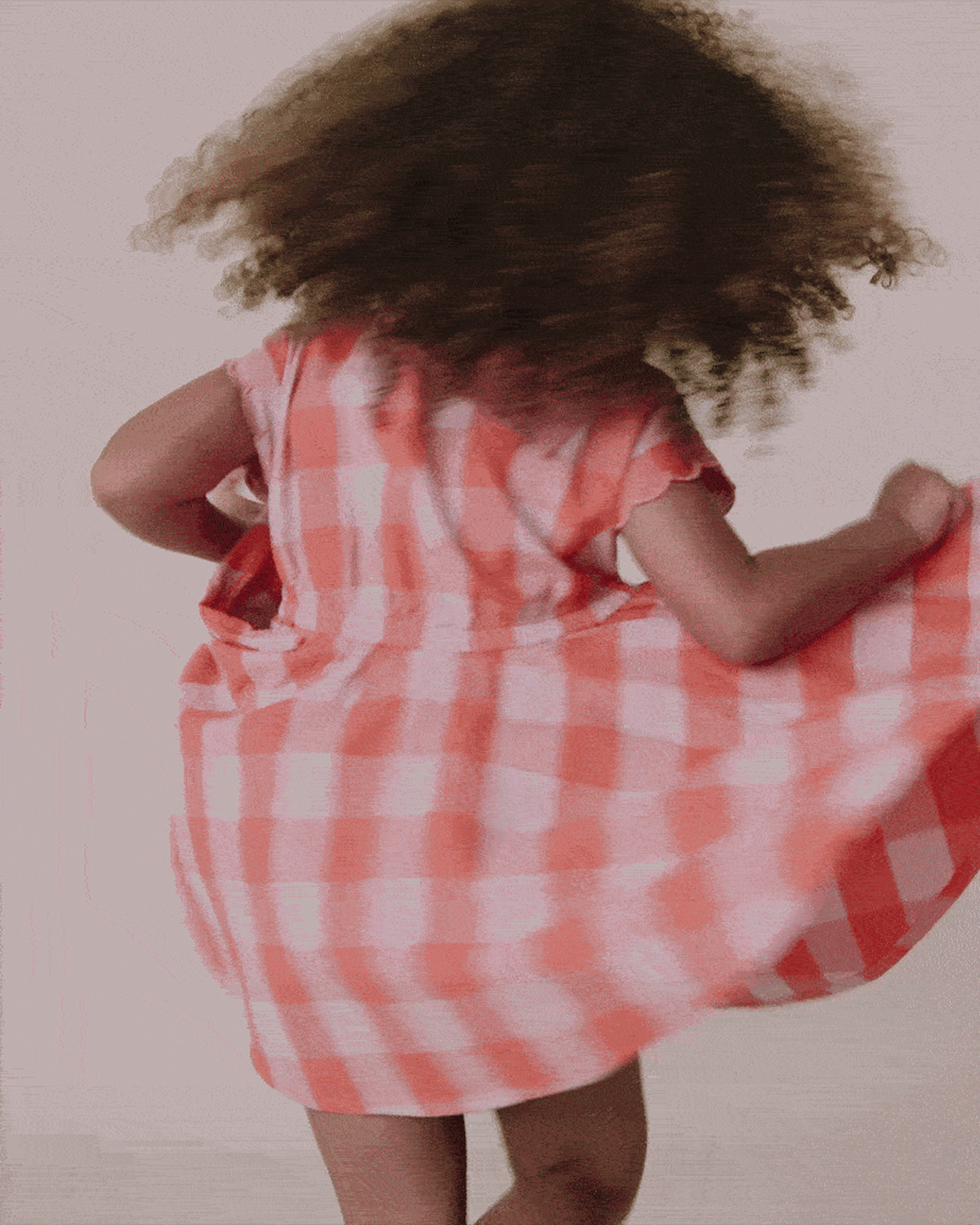 Toddler Girl Avenue Twirl™ Gingham Scalloped Dress - Light Pink/Orange | Carter's Inc