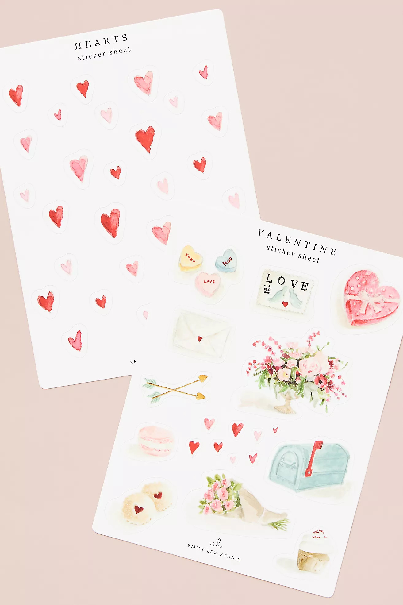 Emily Lex Studio Watercolor Stickers | Anthropologie (US)