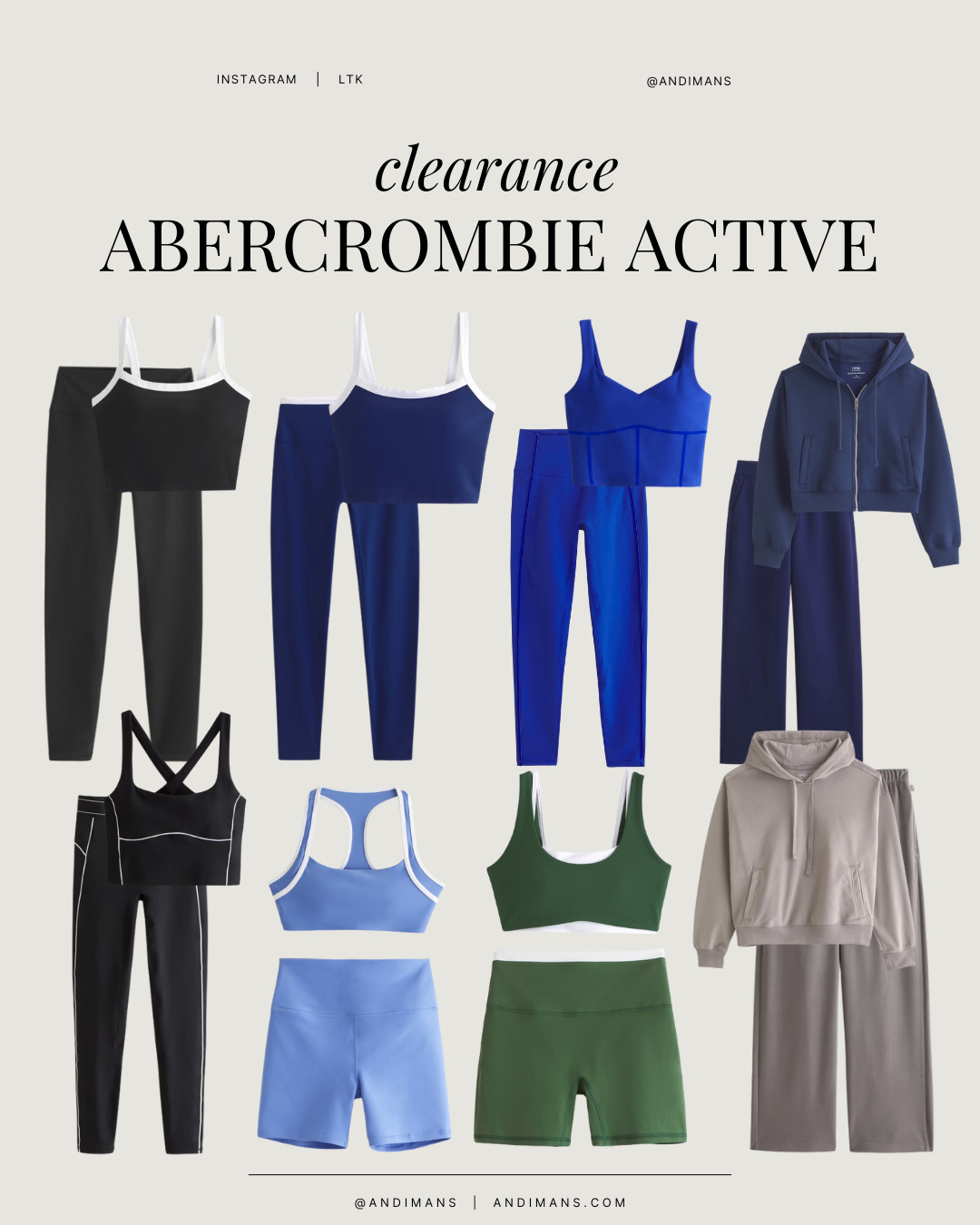 Abercrombie activewear on clearance is something I don’t gatekeep. These are the pieces I actually reach for — soft, flattering, easy to wear whether you’re running errands, going for a walk, or pretending you’re heading to Pilates but ending up at coffee instead! Marked down prices + elevated fits = a yes from me.

I rounded up my favorite clearance finds before sizes sell out! 

 #LTKfitnessgoals #LTKActive #LTKFindsUnder100