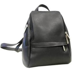 LeDonne Black Leather Backpack | Bed Bath & Beyond
