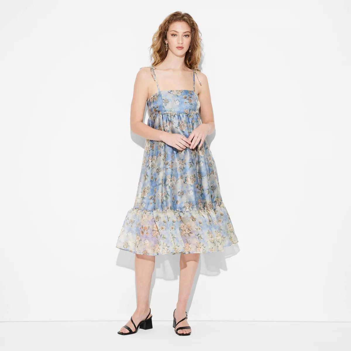 Women's Organza Midi Babydoll Dress - Wild Fable™ | Target