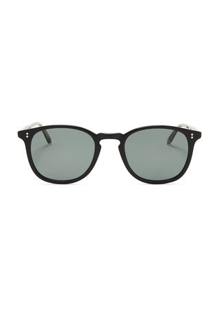 Garrett Leight Kinney Sun Sunglasses in Black | FWRD 