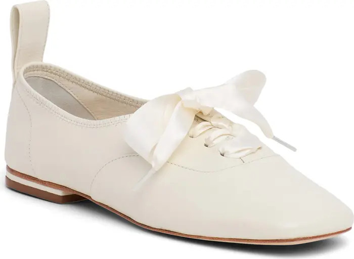 Christina Lace-Up Flat (Women) | Nordstrom