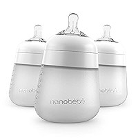 Nanobébé Flexy Silicone Baby Bottle, Anti-Colic, Natural Feel, Non-Collapsing Nipple, Non-Tip Stable | Amazon (US)