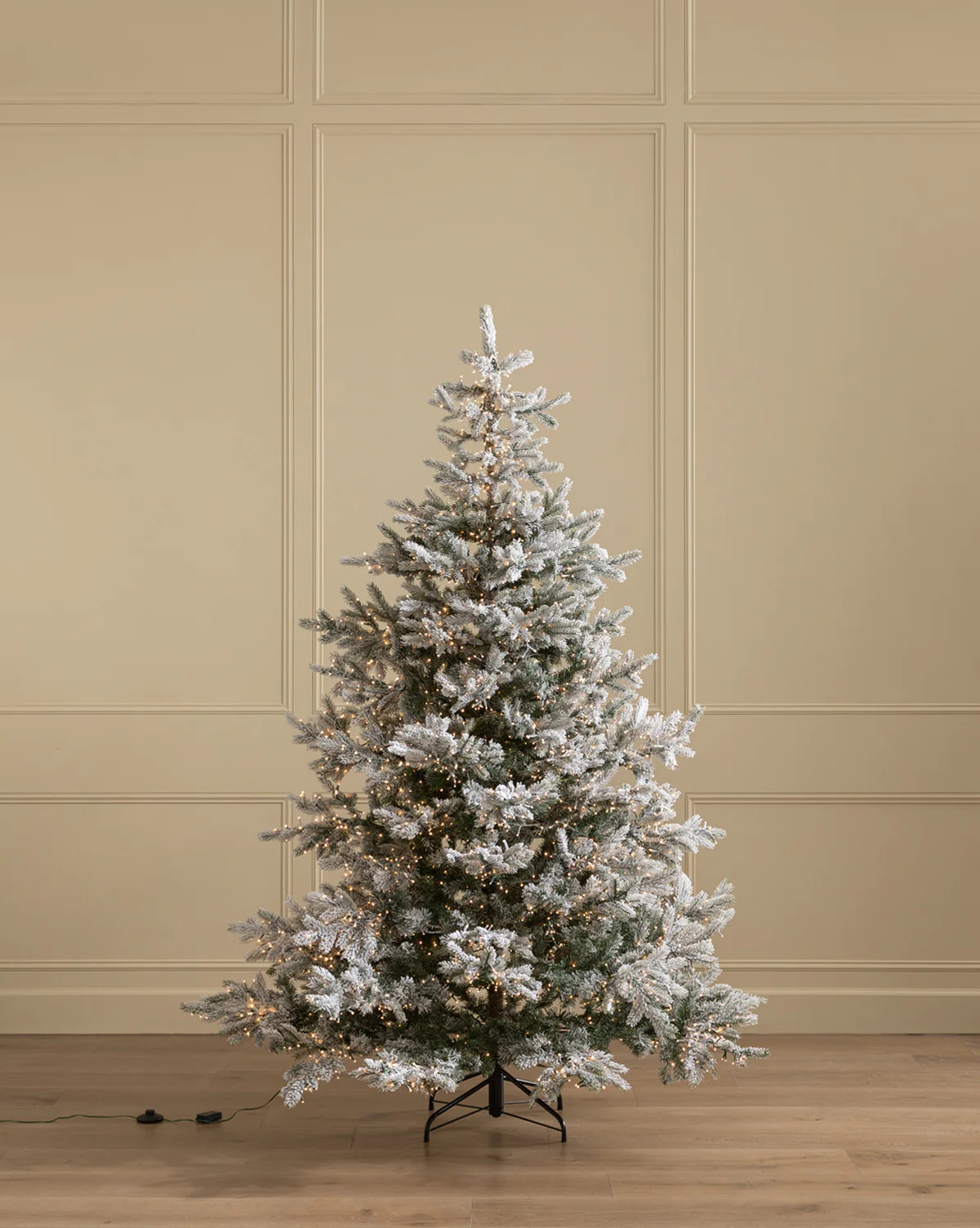 7' Snowy Grandis Fir Pre-Lit Faux Tree | McGee & Co. (US)