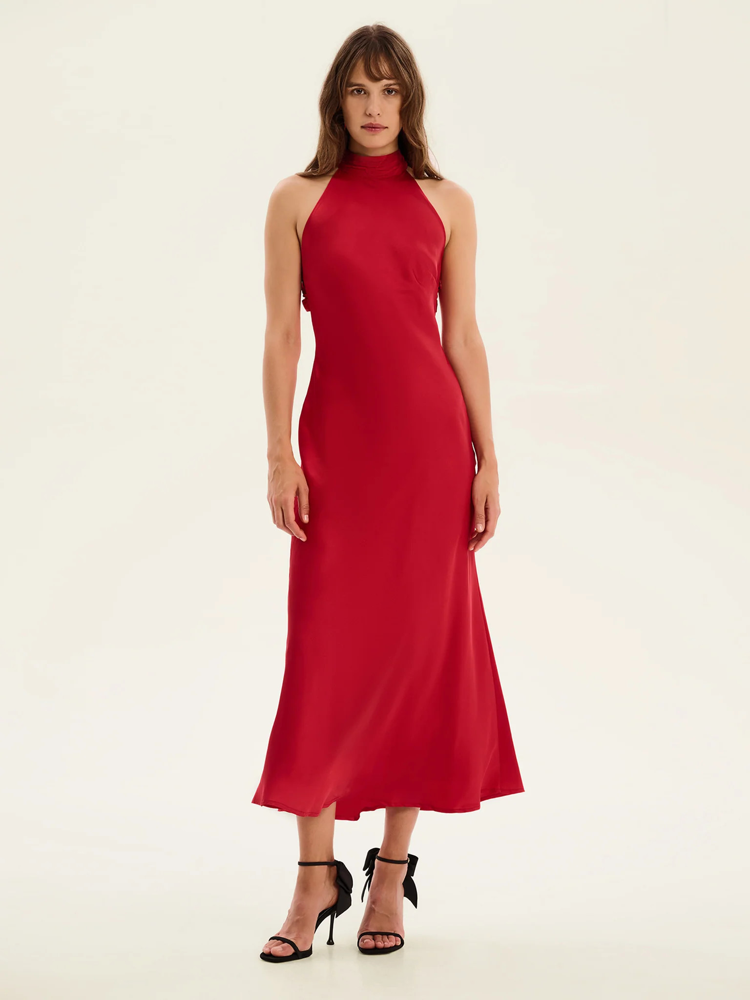 Seychelles Dress in Barbados Cherry | OMNES | Ethical & Affordable Clothing | Shop Women's Dresse... | OMNES UK