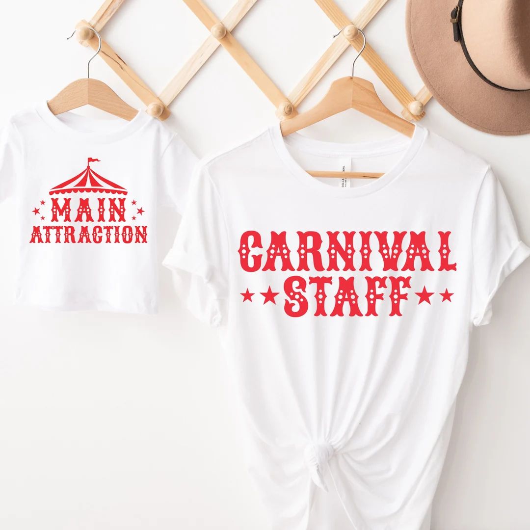 Carnival Staff Birthday Shirt, Ring Leader Birthday Shirt, Circus Birthday Outfit, Matching Famil... | Etsy (US)