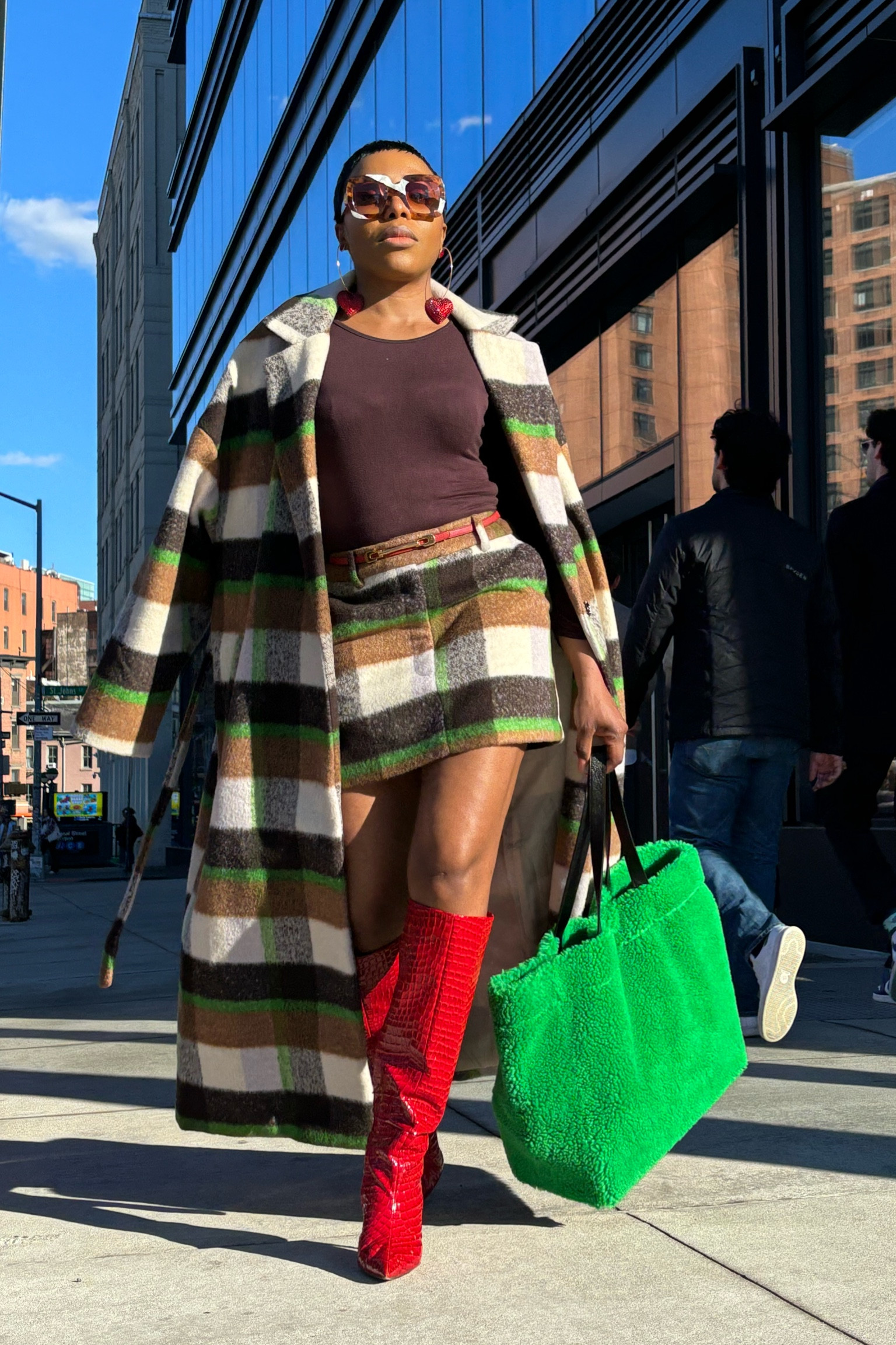 Topshop Plaid coat x skirt🔥
Coat here. 

#LTKSeasonal #LTKSpringSale #LTKfindsunder100