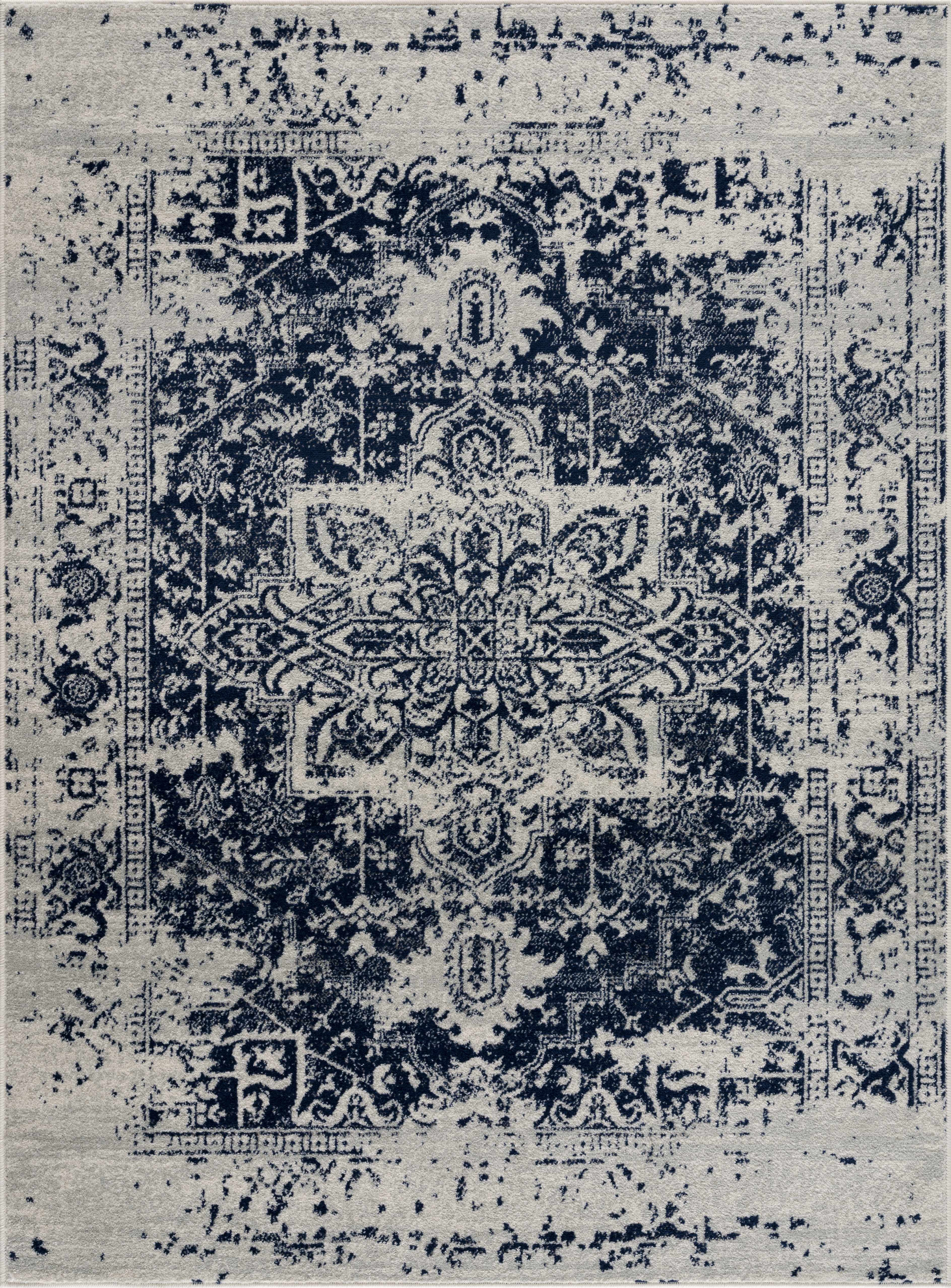 Rachel Navy Area Rug | Boutique Rugs
