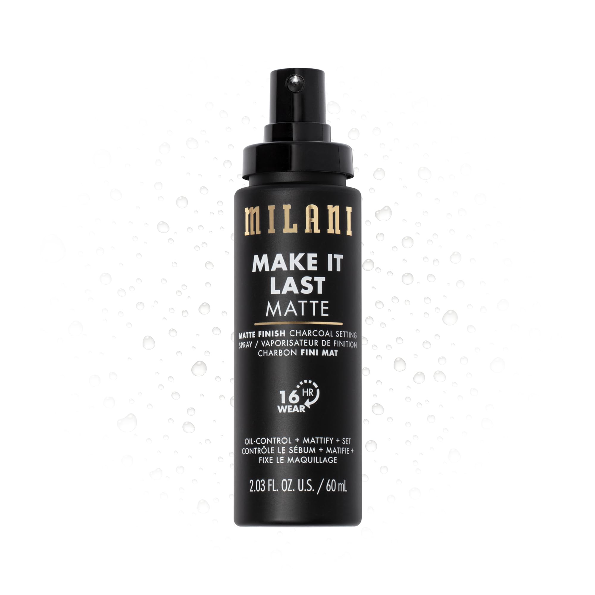 Milani Make it Last Matte - Matte Finish Charcoal Setting Spray- Cruelty-Free Makeup Primer and S... | Amazon (US)