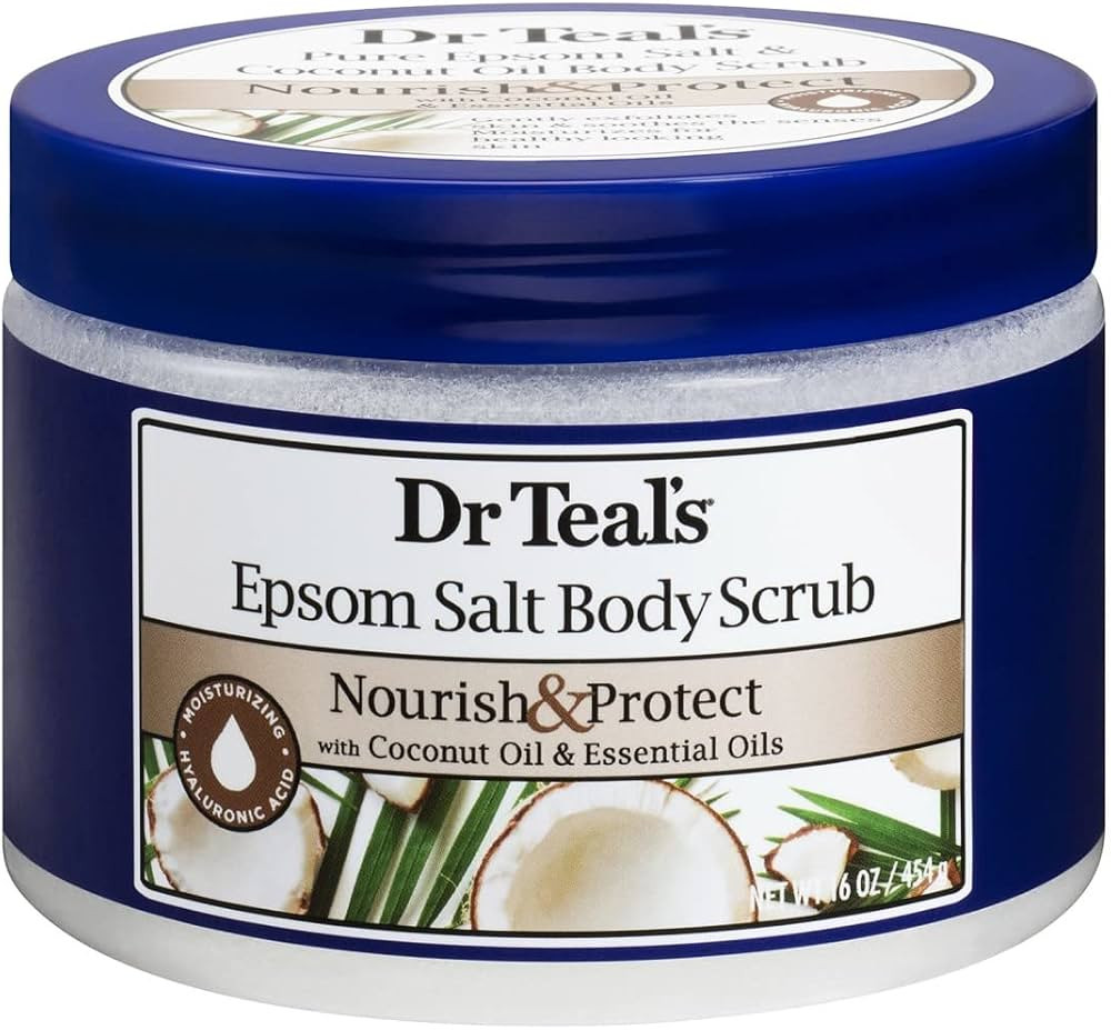 Dr. Teal's Body Scrub Nourish & Protect 16 Ounce Jar | Amazon (US)