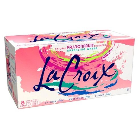 LaCroix Passionfruit Sparkling Water - 8pk/12 fl oz Cans | Target
