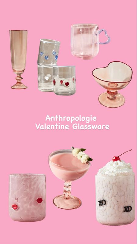 Anthropologie has some of the cutest glasses for Valentine’s Day!! I can already imagine all the cute mocktails these can hold. They’re soo cute and at a reasonable price! 
#anthropologie #glass #cups #valentines #cutecups 

#LTKhome #LTKparties #LTKU