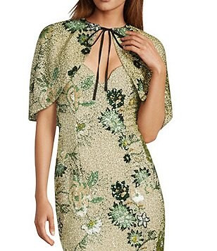 Antonio Melani Ashlyn Sequin Floral Cape | Dillard's | Dillard's
