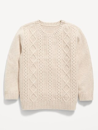 Unisex Cable-Knit Pullover Sweater for Toddler | Old Navy (US)