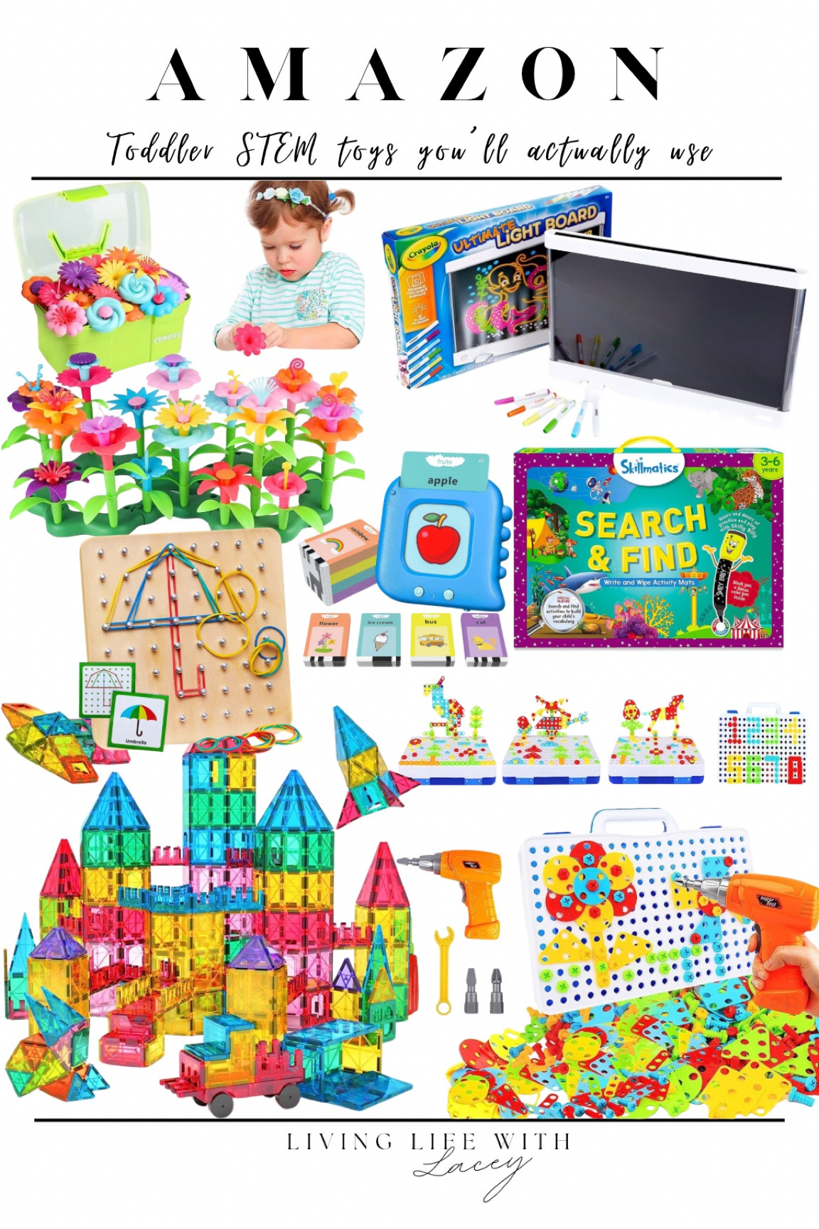 Amazon toddler STEM toys you’ll actually use 🤌🏼 | Amazon toys I’ve purchased that we use regularly with the kids | all $25 or less 

#amazonfinds #toys #stem #toddlers #under25

#LTKkids #LTKGiftGuide #LTKfindsunder50