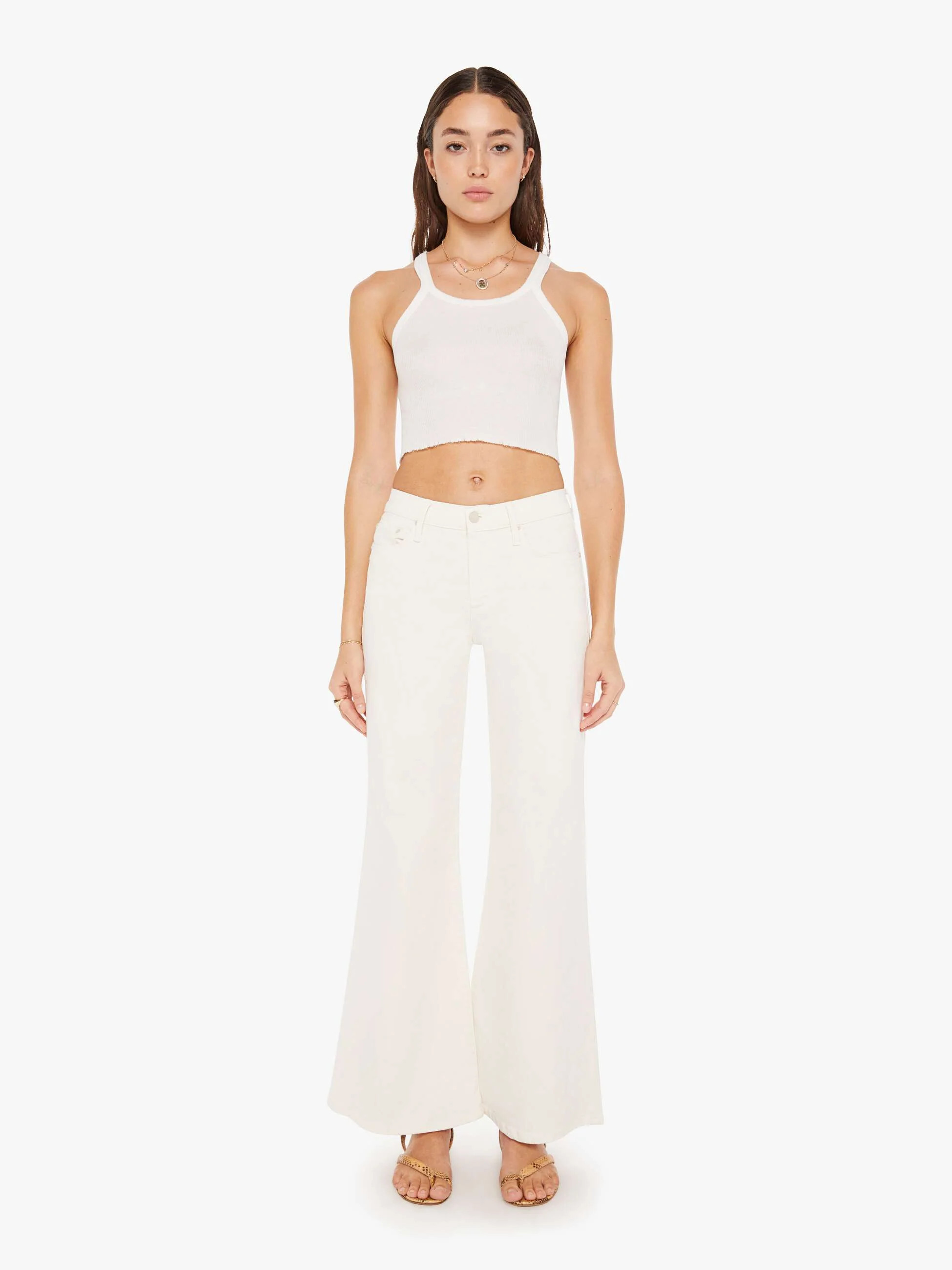 The Twister Skimp - Cream Puffs | Mother Denim