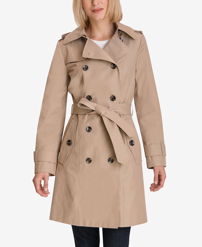 London Fog
          
  
  
      
          Hooded Double-Breasted Trench Coat | Macys (US)
