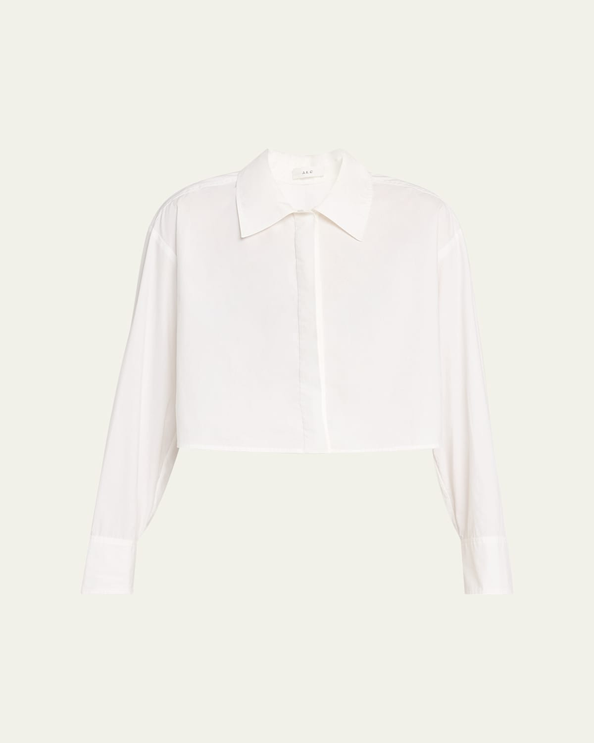 Maude Cropped Button-Front Top | Bergdorf Goodman