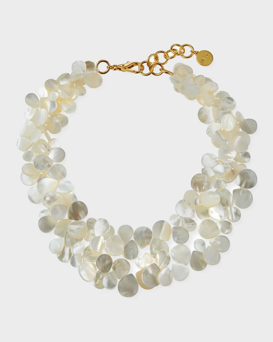 NEST Jewelry Mother-of-Pearl Cluster Necklace | Neiman Marcus