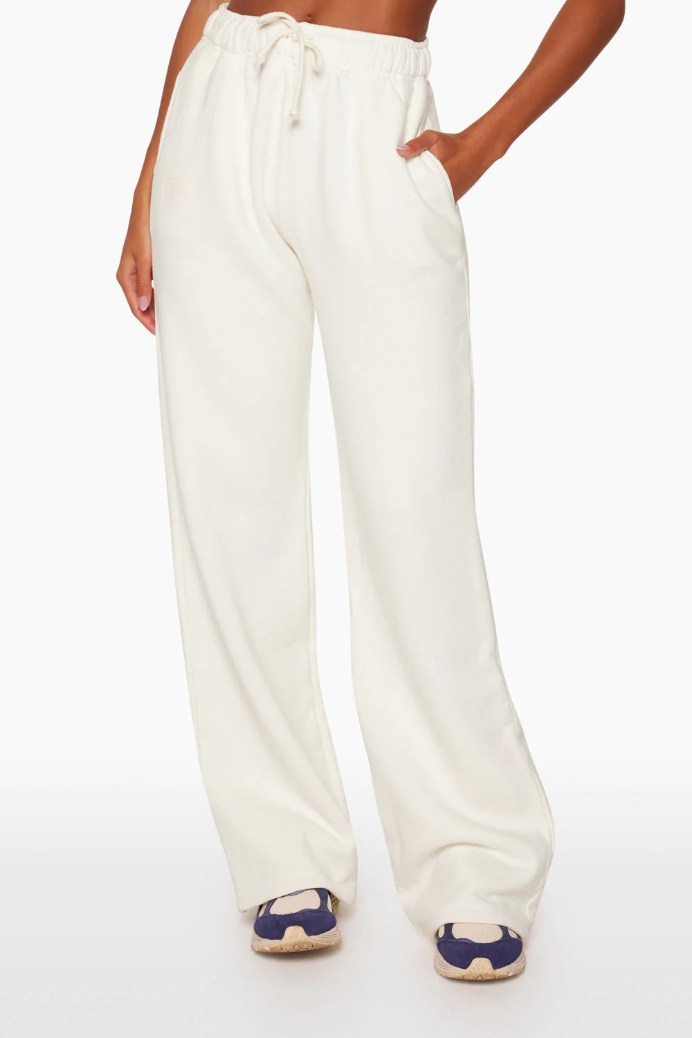 WIDE LEG SWEATPANTS - BLANC | SET Active