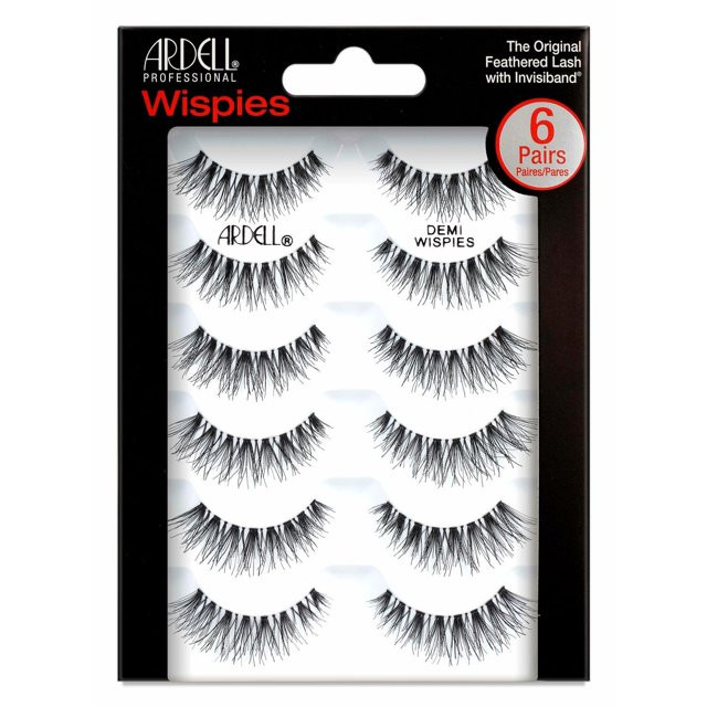 Ardell False Eyelashes, Demi Wispies, 6 Pairs, Black | Walmart (US)