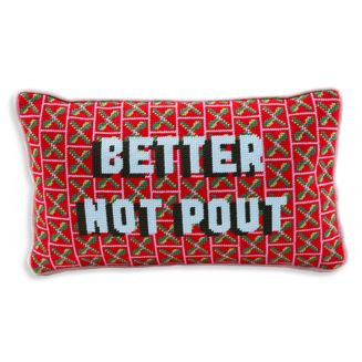 Furbish StudioBetter Not Pout Needlepoint Pillow Be the first to Write A Review | Bloomingdale's (US)