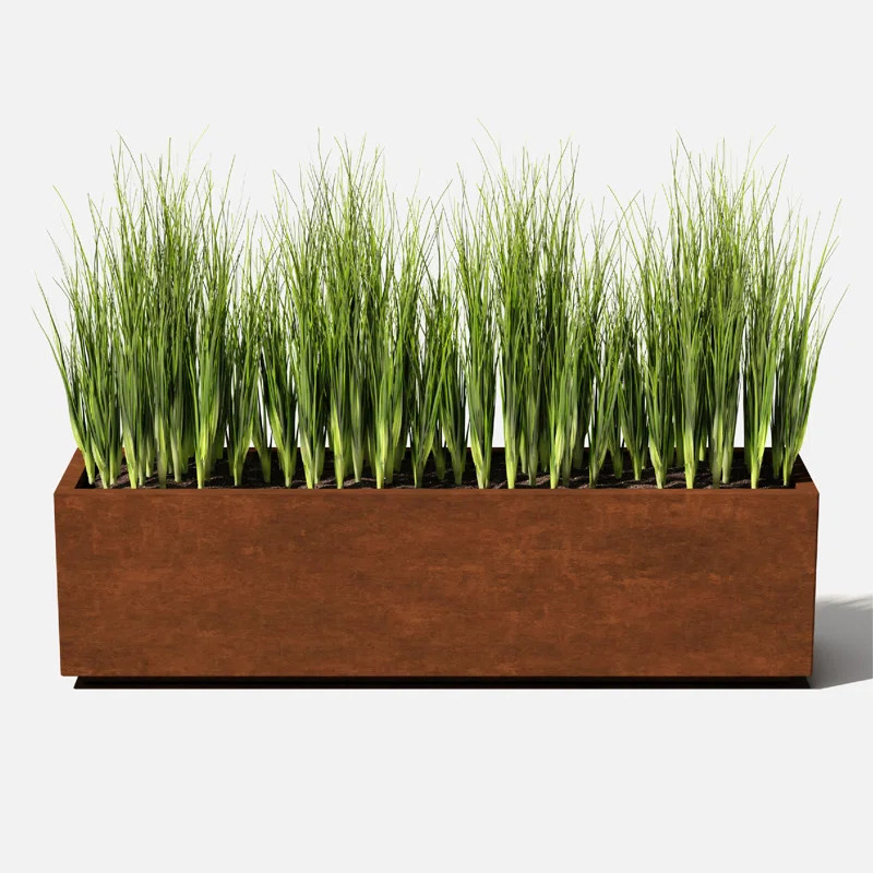 Veradek Corten Steel Series Long Box Planter & Reviews | Wayfair | Wayfair North America