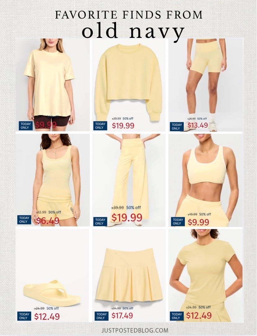 Need to update your summer athletic wear? Grab these from Old Navy for 50% off today only!

#LTKfitnessgoals