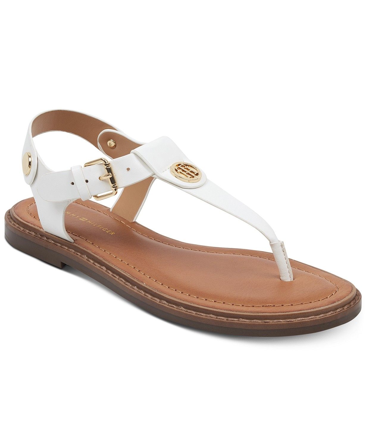 Bennia T-Strap Flat Sandals | Macys (US)