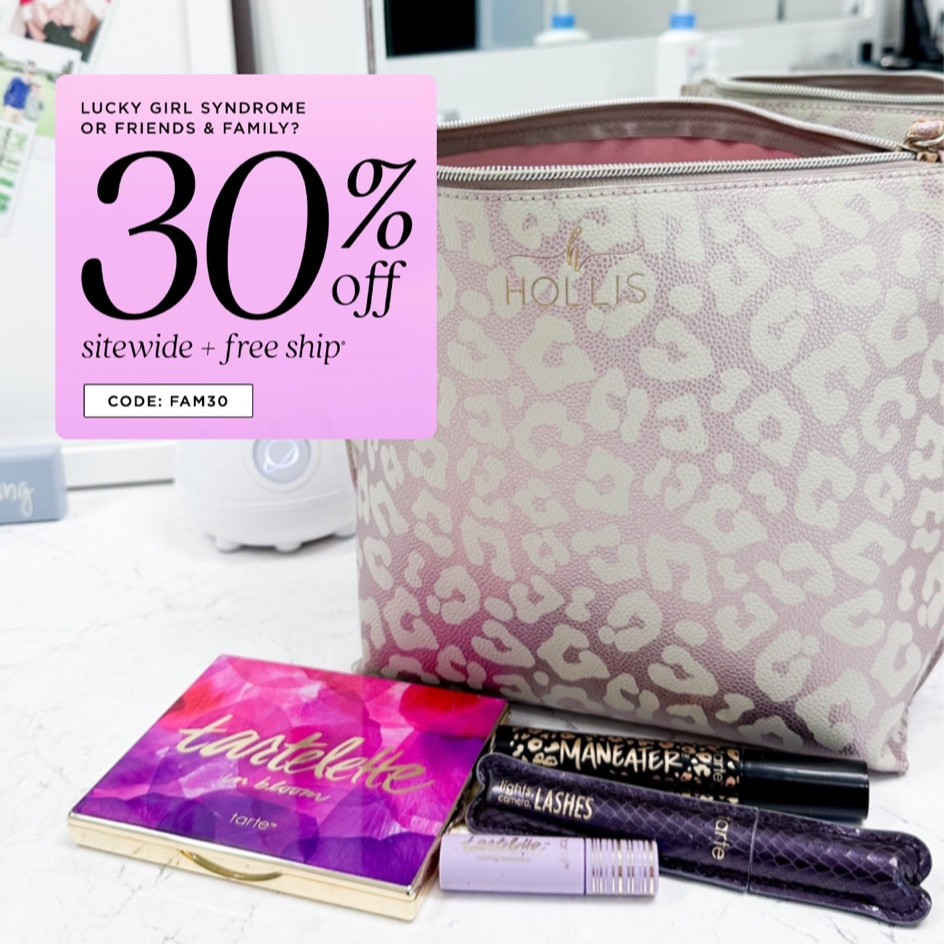 Don’t miss the Tarte Friends & Family Sale! Get 30% off Tart favorites + free shipping with promo FAM30

#LTKbeauty #LTKSale #LTKFind
