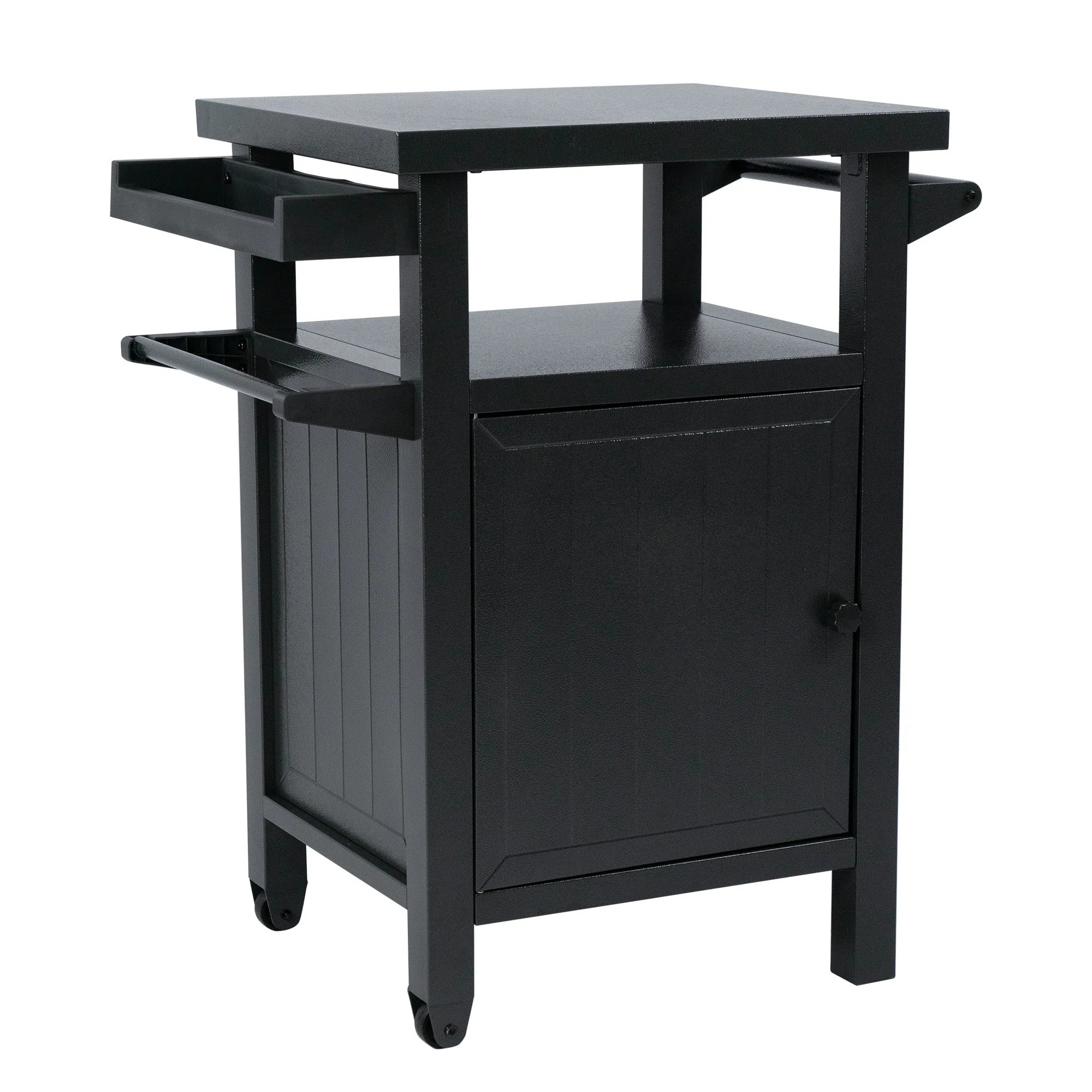Kozyard  BBQ Grill Storage Cart/Bin, Grill Carts Outdoor Storage Cabinet With Wheels 23.5''Lx20.3... | Wayfair North America