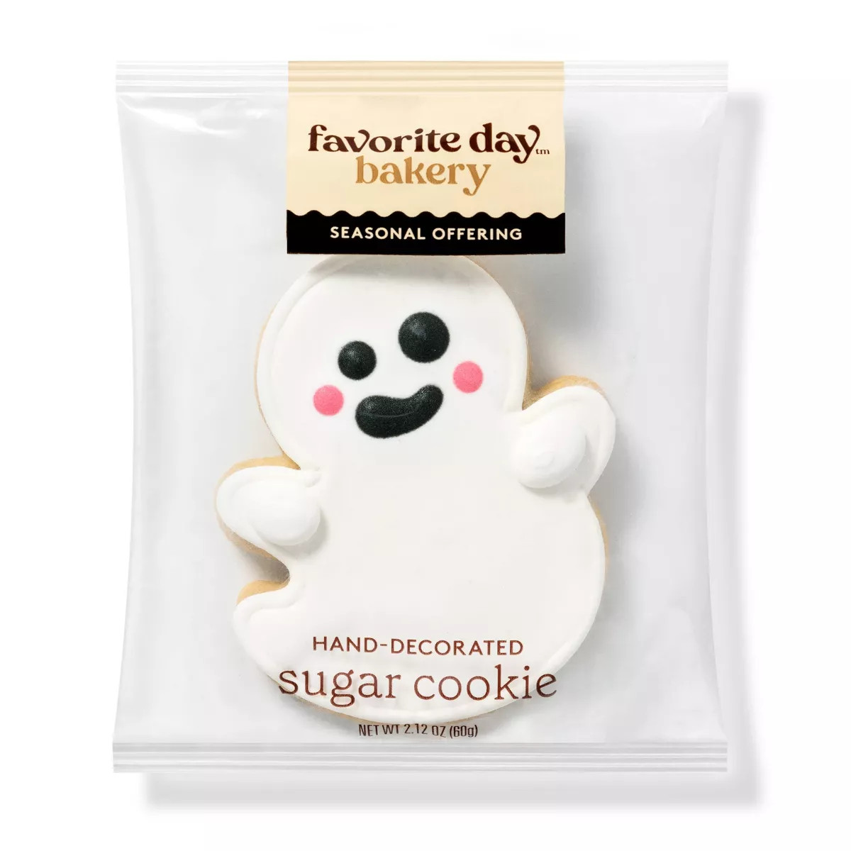 Decorated Cookie - Ghost - 2.12oz - Halloween - Favorite Day™ | Target