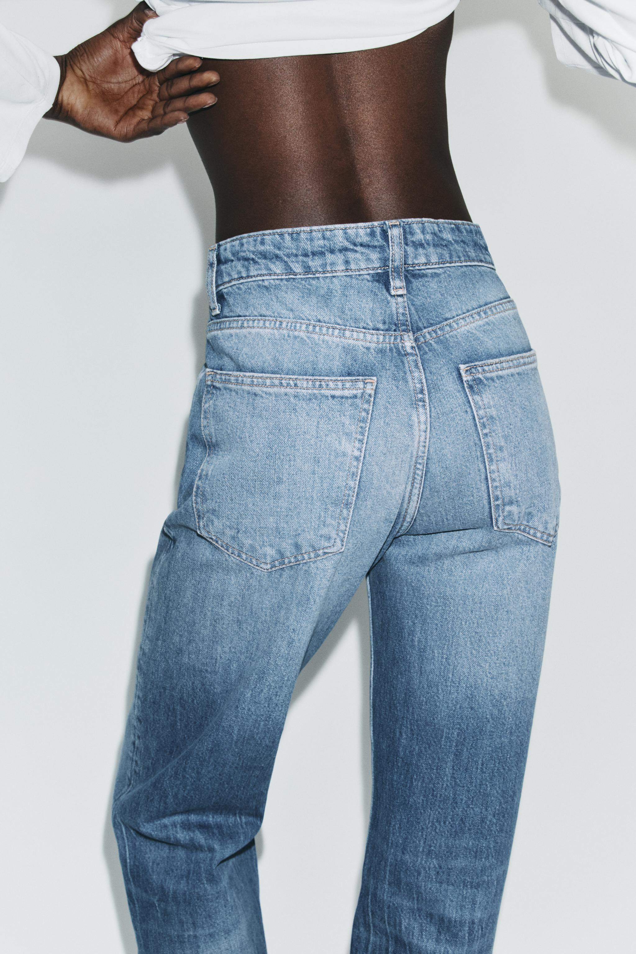 TRF HIGH-WAIST WIDE LEG JEANS | Zara US