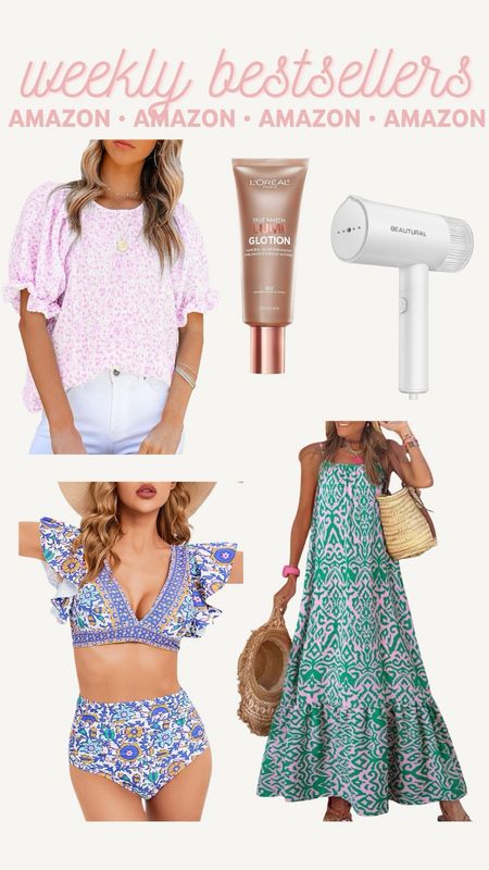 Weekly amazon best sellers!! amazon fashion - beauty essentials - summer outfit ideas - summer maxi dresses - summer swimsuits - summer fashion 

#LTKSeasonal #LTKStyleTip