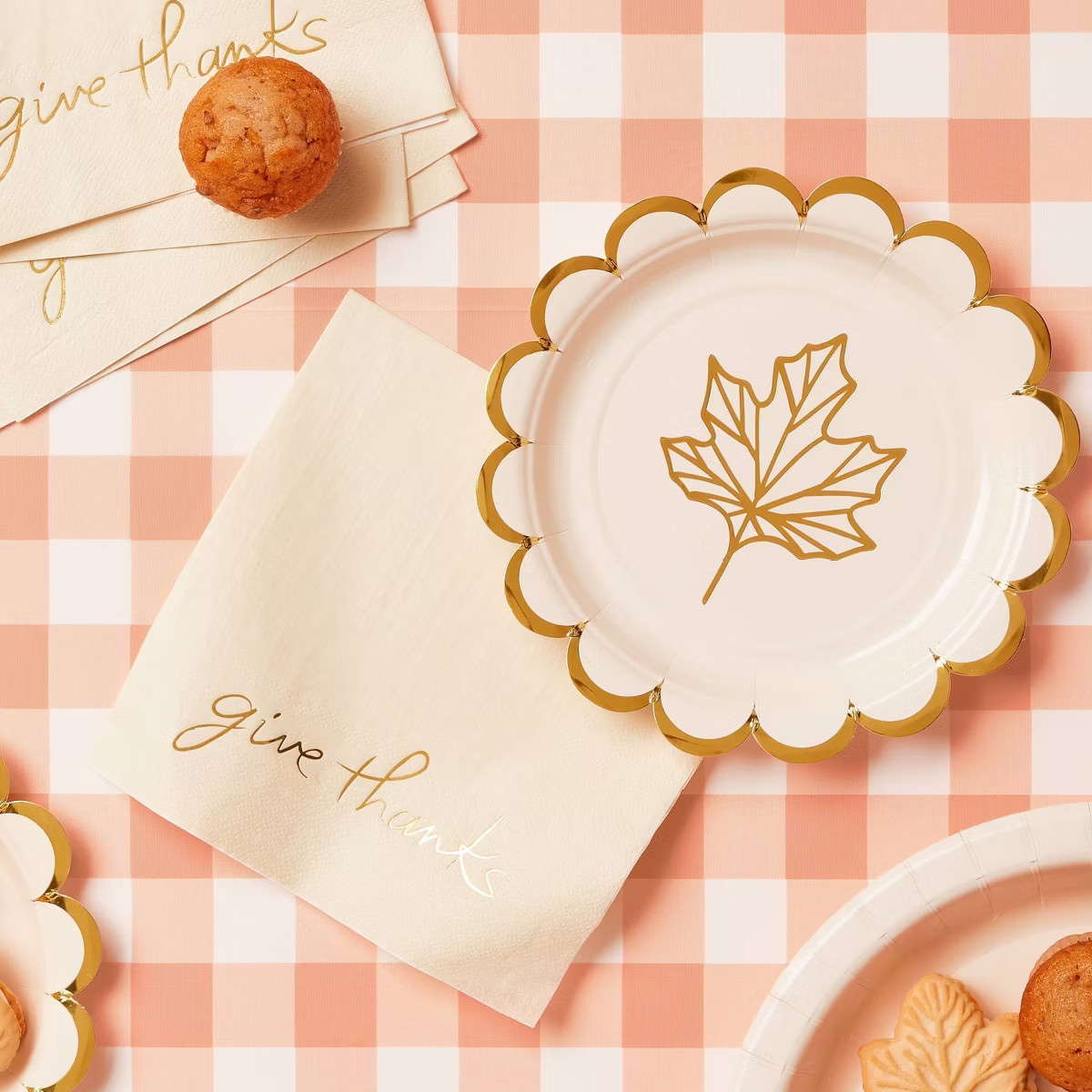 Thanksgiving 20ct Give Thanks Lunch Napkins - Spritz™ | Target