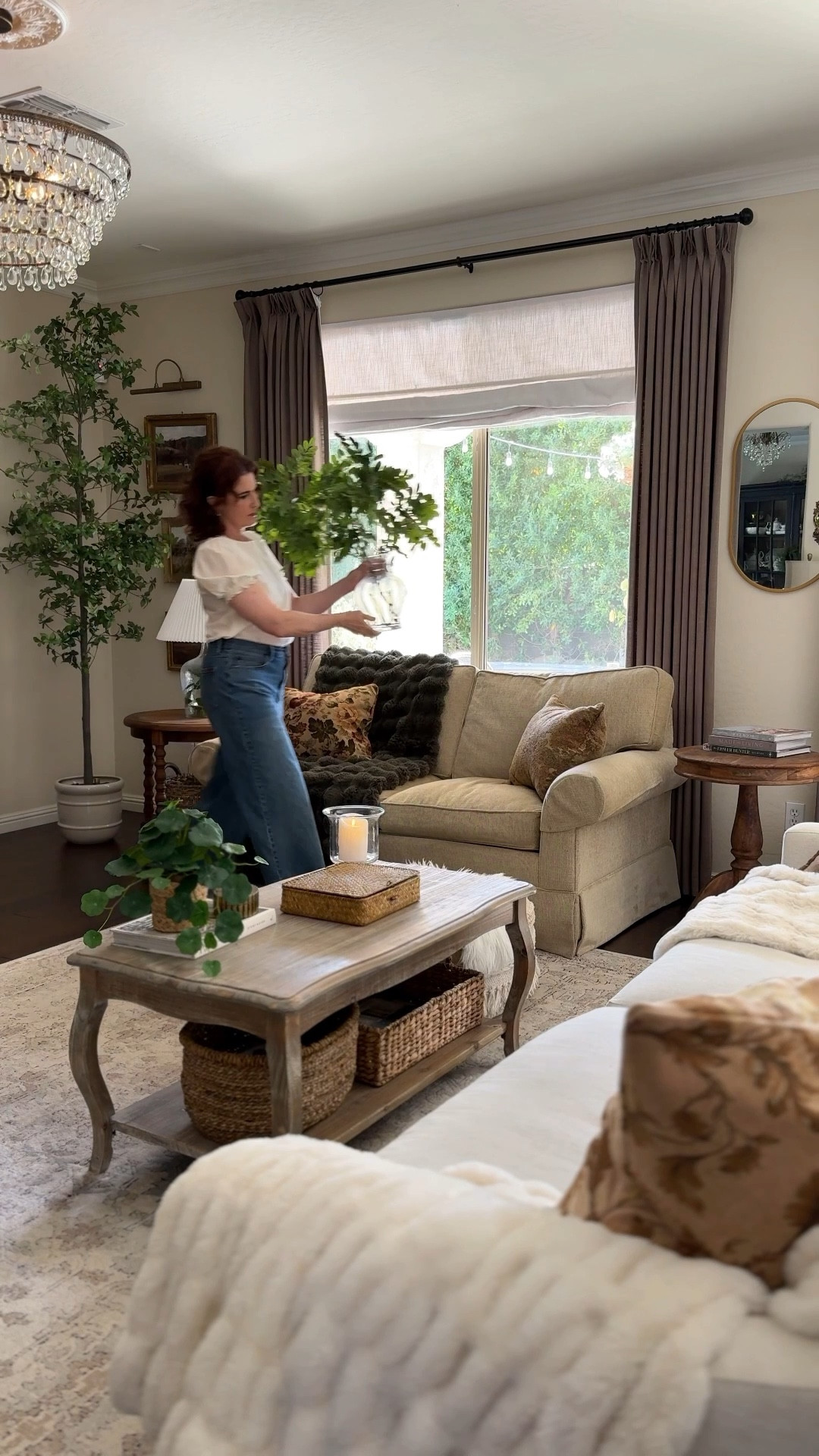 Loving the layered window treatment look, with custom Roman Shades & custom curtains from Two Pages Curtains 
Use Discount Code: Joyful for 15% off

Curtains: 
Liz Linen Pleated
Oak Dim Gray
Memory shape
Privacy lining 

Roman Shades:
Liz Linen
Beige White
Privacy Lining 

custom curtains, window treatments, Roman shades 