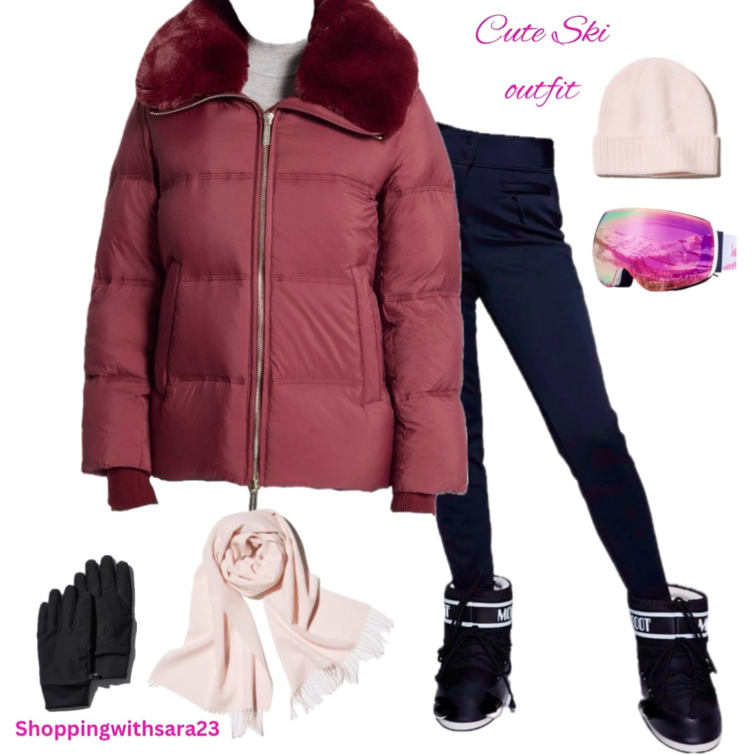 Dreaming of a chic ski escape to St. Moritz or Zermatt? This girly ski outfit has you covered for both style and warmth! The burgundy puffer coat from Michael Kors is your perfect winter companion—trendy, cozy, and totally on point this season. Pair it with a pink cashmere scarf and matching hat from Uniqlo for a soft, luxurious touch that screams elegance. Add the cutest pink ski glasses from Shein for that perfect slope-side glam, and complete the look with sleek black ski trousers and ultra-warm Moonlight snow boots. Whether you’re conquering snowy peaks or cozying up in a chalet, this outfit has all the winter vibes you need.

#SkiStyle #WinterFashion #MichaelKorsCoat #UniqloCashmere #SheinFinds #ChicAndCozy #BurgundyTrend #PinkAccessories #SkiOutfitInspo #LTKSale #LTKWinter #skioutfit

#LTKstyletip #LTKsale #LTKwinter