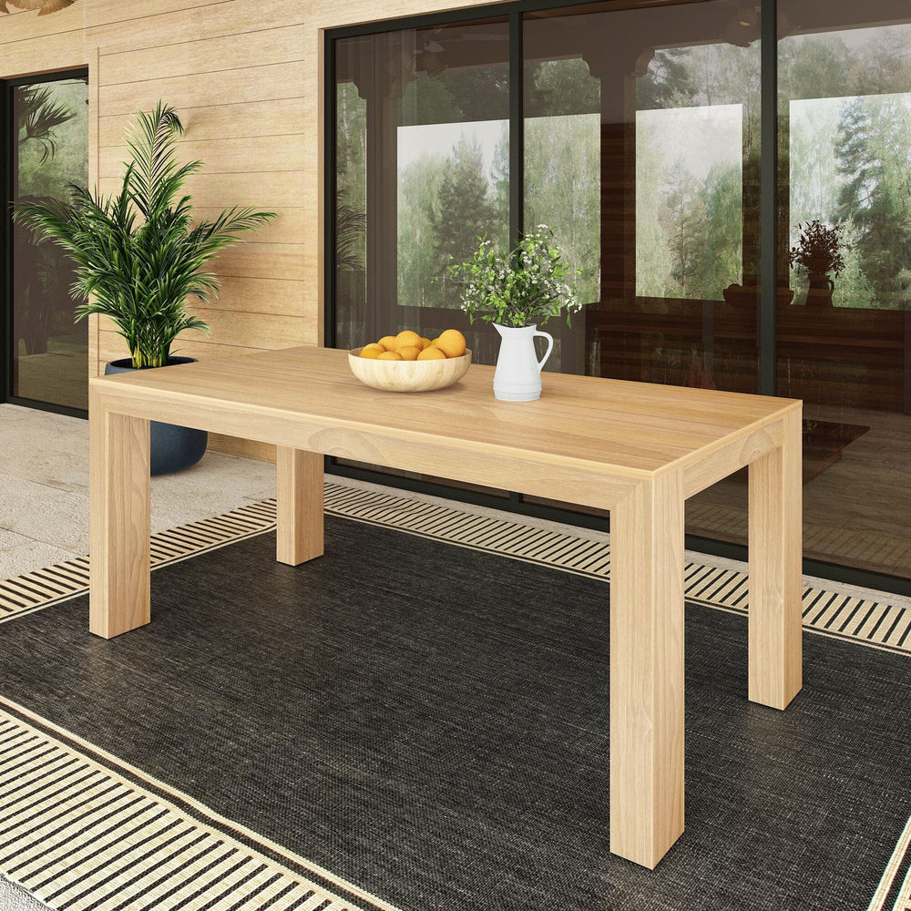 Modern Outdoor Solid Wood Table - 72 | Plank+Beam