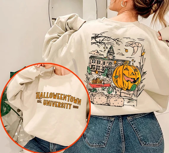 Halloweentown University Est 1998 Sweatshirt Retro Halloween - Etsy | Etsy (US)