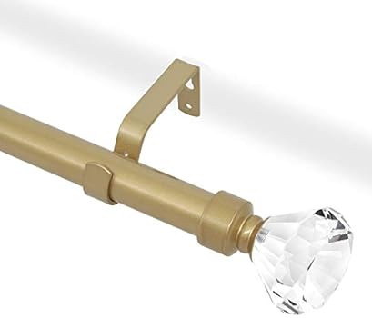 Golden Decrative Single Curtain  | Amazon (US)