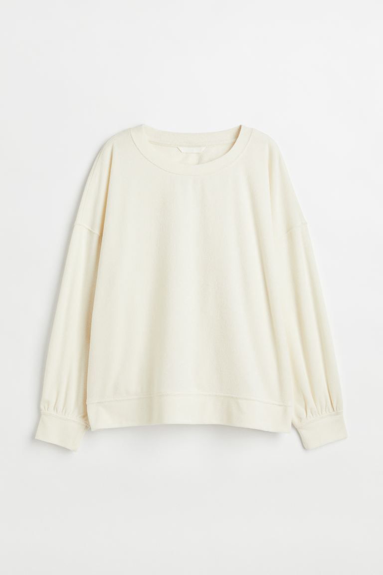 Terry sweatshirt | H&M (UK, MY, IN, SG, PH, TW, HK)
