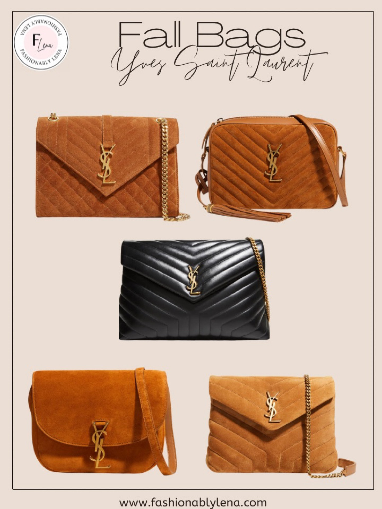 brown ysl crossbody
