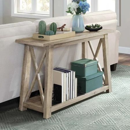 Better Homes & Gardens Granary Modern Farmhouse Console Table, Multiple Finishes | Walmart (US)