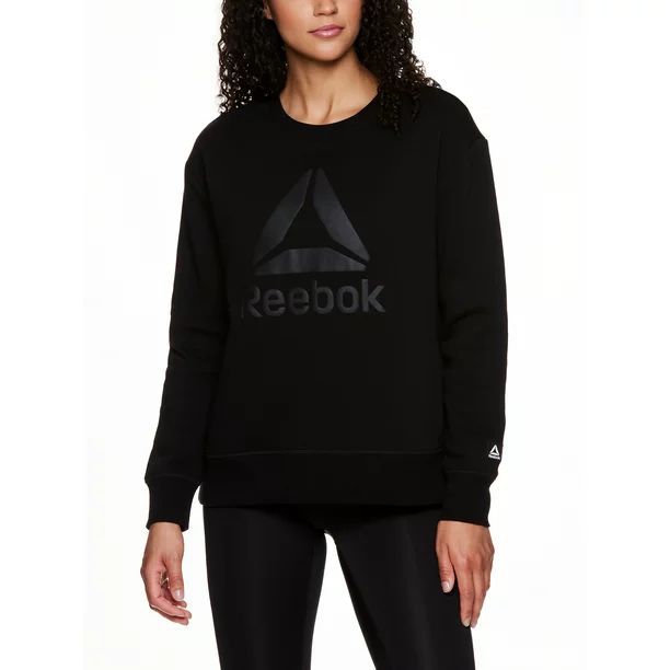 Reebok Women's Supersoft Gravity Crewneck with Side Pocket - Walmart.com | Walmart (US)