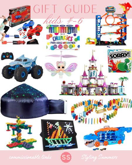 The age range for this post is 4-6 but could be 3-7 depending on your kiddos! My boys have the giant car monster on the bottom and it’s their favorite thing ever. 

#kidsgifts #kidsgiftguide #giftguideforkids 

#LTKGiftGuide #LTKSeasonal #LTKHoliday
